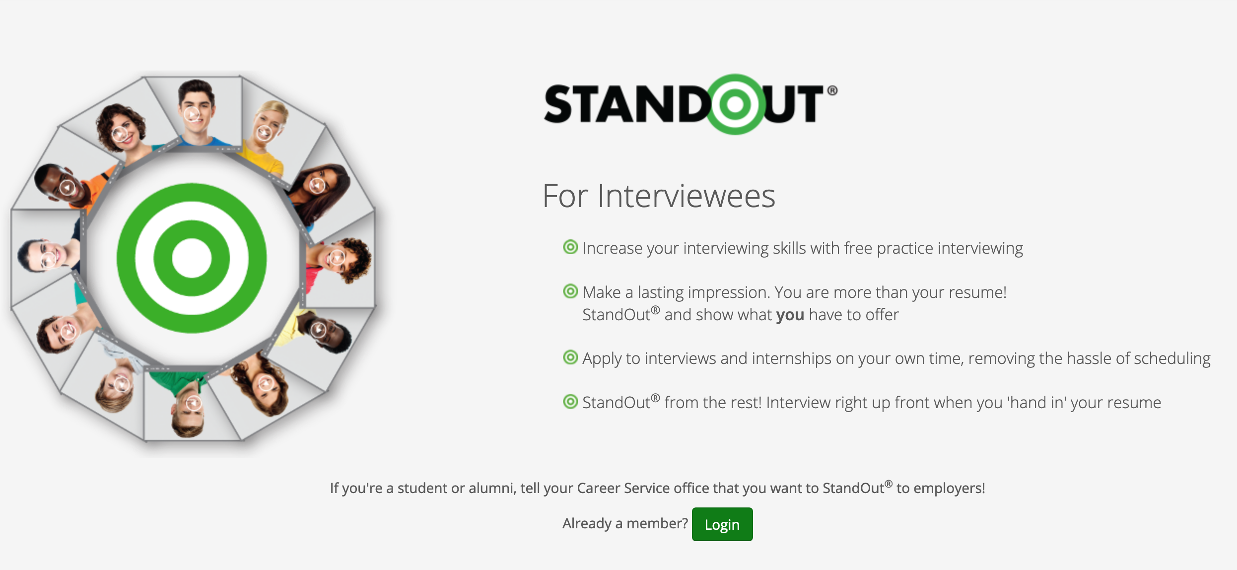image of standout, the mock interview tool