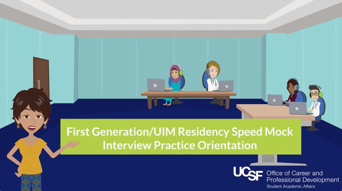 First Generation/UIM Residency Speed Mock Interview Practice Orientation